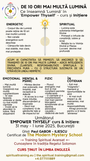 Empower Thyself - curs și Inițiere în tradiția Regelui Solomon